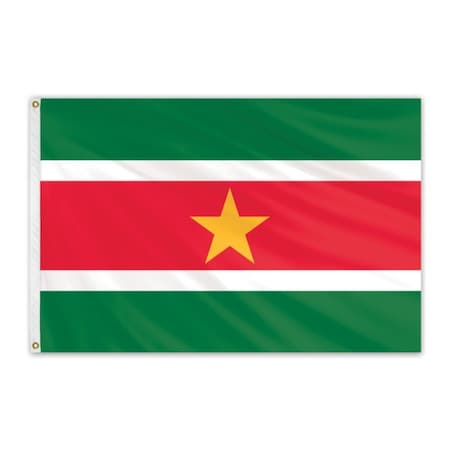 Suriname Outdoor Nylon Flag 5'x8'